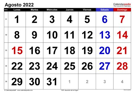 feriado de agosto 2022 calendario